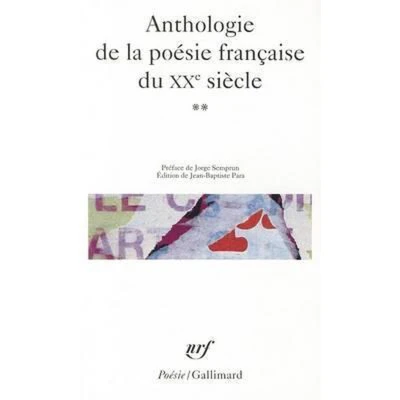 Afbeelding van Anthologie de la poesie francaise du XXe siecle vol.2