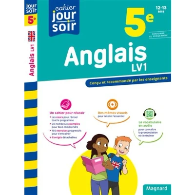 Image de Anglais 5e LV1 Cahier Jour Soir