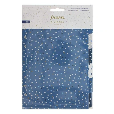 Afbeelding van Filofax A5 indigo tabbladen