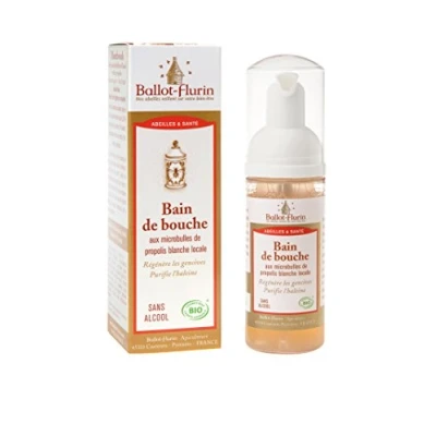 Afbeelding van Ballot Flurin Biologisch Wit Propolis Microbubbel Mondwater 50 ml