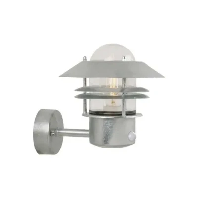 Afbeelding van Nordlux Blokhus 25031031 Buitenlamp met bewegingsmelder (wand) Spaarlamp, LED E27 60 W Staal