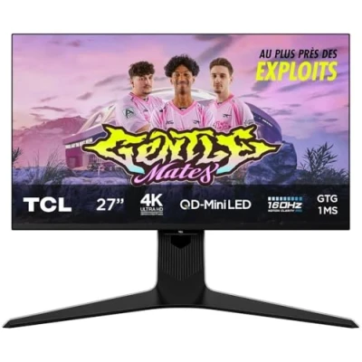 Image de Ecran PC Gaming TCL 27R83U QD Mini LED 27&quot; 160 Hz 4K UHD Noir