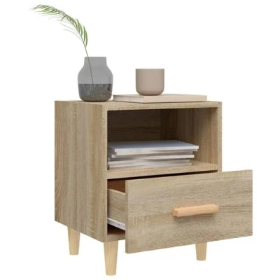 Afbeelding van vidaXL Nachtkastje 40x35x47 cm sonoma eikenkleurig