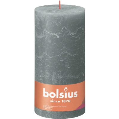 Afbeelding van Bolsius stompkaars Eucalyptus Green 200/100 mm