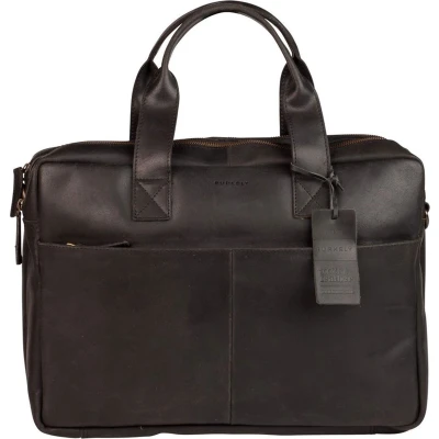 Afbeelding van Burkely Vintage Jesse FACH Aktetas, Maat: One Size, Black