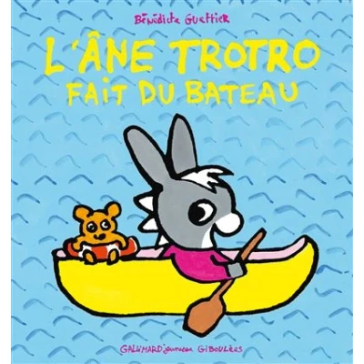 Image de L&#039;âne Trotro fait du bateau