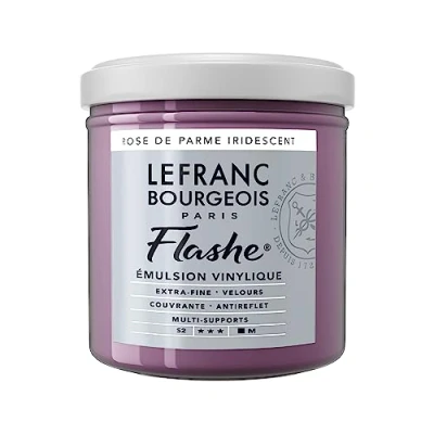 Afbeelding van Lefranc Bourgeois Flashe Acrylpot, 125 ml, glinsterend, lichtroze
