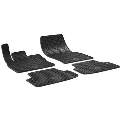 Afbeelding van WALSER 50794 Vloermatset Rubber voor en achter 4 Zwart Op maat gemaakt SEAT: Ateca