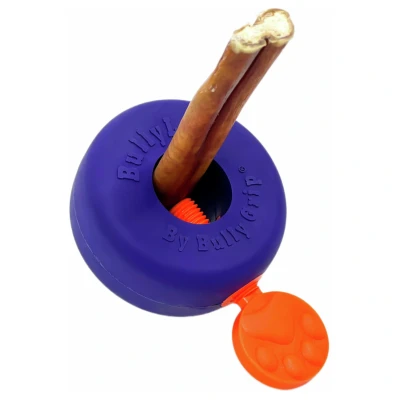Afbeelding van Bully Grip Stick Holder With Lock Hondenspeelgoed Paars Large