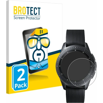 Afbeelding van BROTECT Screenprotector voor Samsung Galaxy Watch (42 mm) Folie Beschermfolie transparant (2 Stuks)