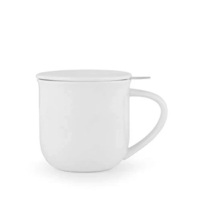 Afbeelding van Viva Minima Balanced Medium Tea Cup with Infuser (Pure White)