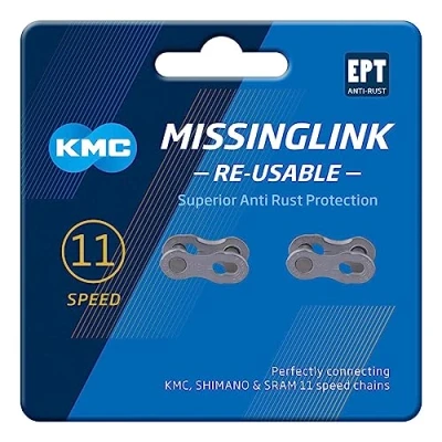 Afbeelding van KMC Missing Link 11 Speed Zilver 2 Sets Bulk verpakking