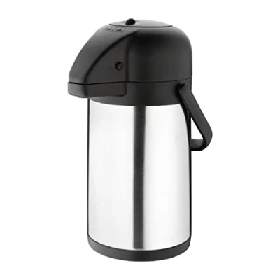 Afbeelding van Olympia Pompkan, 1,9 l, roestvrij staal, dubbelwandig, vacuüm geïsoleerd, voor professioneel en thuisgebruik, DL163