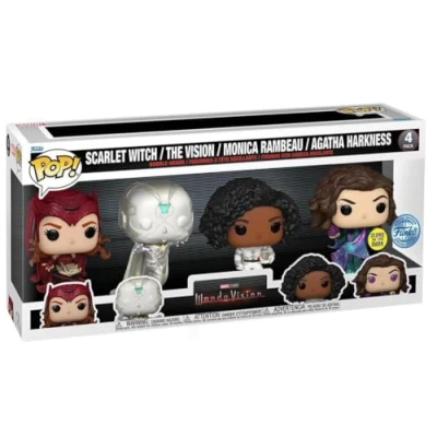 Afbeelding van Funko Pop! Marvel WandaVision 4 Pack Exclusive Glows in the Dark