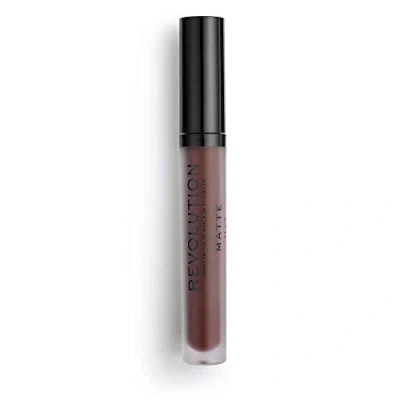 Afbeelding van Makeup Revolution, Matte Lip, Lippenstift, Plum 148, 3 ml