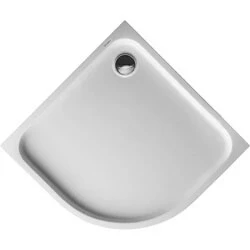 Afbeelding van Duravit D Code kwartronde douchebak wit 900 x 85