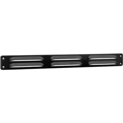 Afbeelding van Nedco Schoepenrooster Rechthoek Aluminium 370 x 40 mm Zwart