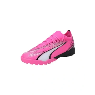 Afbeelding van Puma Ultra Match TT Voetbalschoenen voor kunstgras, Heren, Maat: 44, Poison pink/white/black Kunststof/ textiel