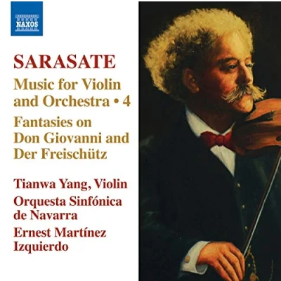 Afbeelding van Tianwa Yang, Orquesta Sinfónica De Navarra Sarasate: Music For Violin &amp; Orchestra 4 (CD)