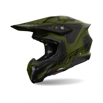 Afbeelding van Airoh Twist 3.0 Military Black Green XL Maat Helm