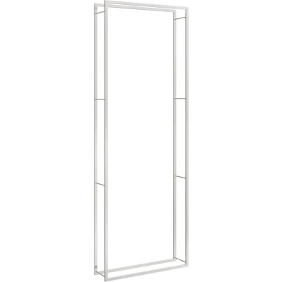 Afbeelding van Haardhoutrek 110x28x312 cm roestvrij staal