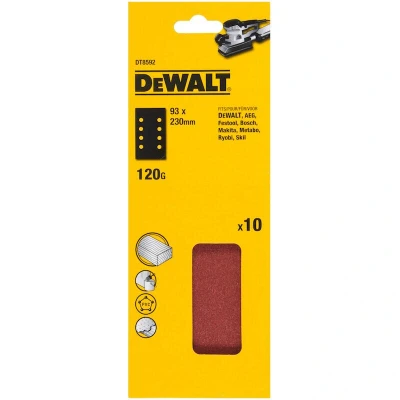 Afbeelding van DeWALT DT8592 P120 Schuurpapier 93x230mm VE=10