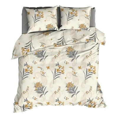 Afbeelding van Satin d&#039;Or Rodarte Dekbedovertrek Extra breed 270x200/220 cm Offwhite