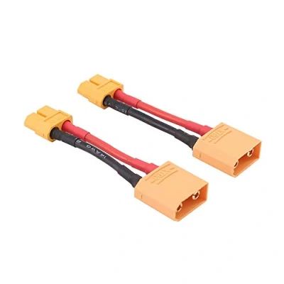Afbeelding van OliRC XT90 mannelijk naar vrouwelijk XT60 adapter met 5,1 cm diameter kabel (C96 2) 2 stuks