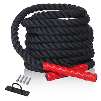 Afbeelding van Battle Ropes Rope 9m 12m 15m Ø38mm fitness sport Tau trainingstouw touw voor gym spieropbouw