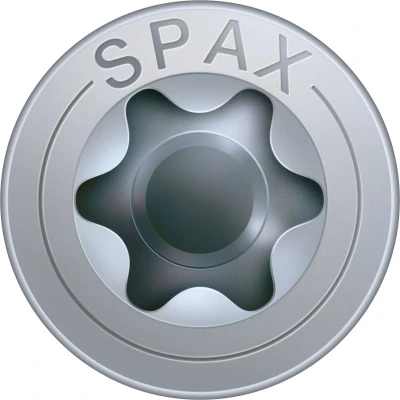 Afbeelding van SPAX 161010601005 Stelschroef, Platkop, 6 x 100, Deeldraad, T STAR plus T30 WIROX 100 stuks