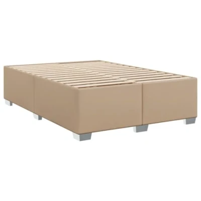 Afbeelding van vidaXL Bedframe kunstleer cappuccinokleurig 160x200 cm