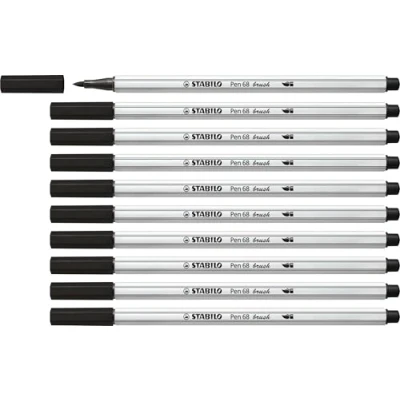 Afbeelding van Brushstift STABILO Pen 568/46 zwart