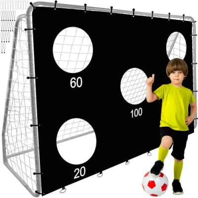 Afbeelding van Trizand Grote Metalen Voetbalgoal: Train als een Pro