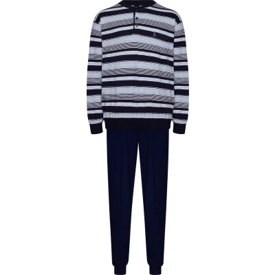 Afbeelding van Robson Heren Pyjamaset Classic Stripes Katoen Maat 50