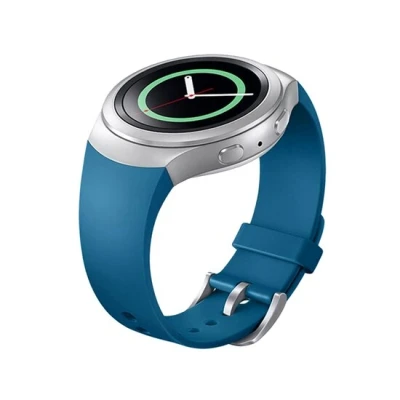 Afbeelding van Samsung Gear S2 onecolor sport bandje Blauw Siliconen / Rubber