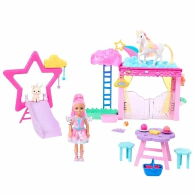 Afbeelding van Barbie A Touch of Magic speelset Met pop en accessoires