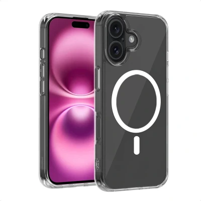 Afbeelding van imoshion Hoesje geschikt voor iPhone 16 Plus Protective Backcover MagSafe Transparant
