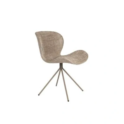 Afbeelding van Zuiver OMG Eetkamerstoelen Soft Beige Set van 2