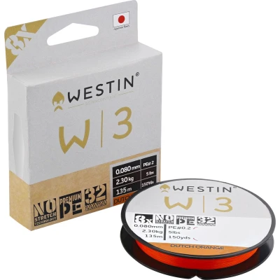 Afbeelding van Westin W3 8 Braid Dutch Orange Gevlochten lijn 0.148mm (135m)