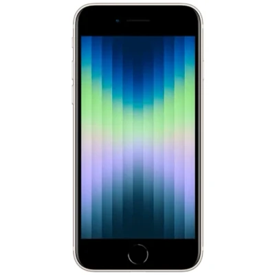 Image de Apple iPhone SE 2022 128GB Blanc avec Youfone contrat appels illimités + 30000 Mo 4G+