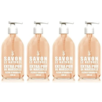 Afbeelding van Marseille Extra Pure natuurzeep met oranjebloesem, 500 ml