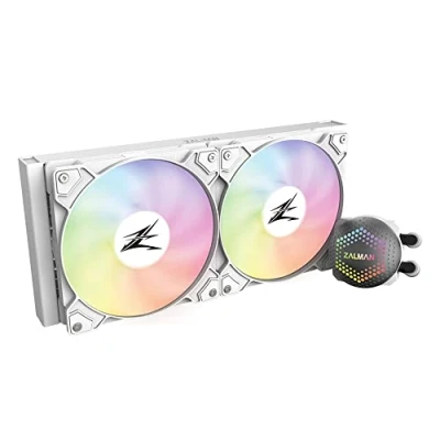 Afbeelding van Zalman ALPHA28 (White), CPU Liquid Cooler 280mm Radiator (2 x 140 mm Fan), ARGB Pump, Dual Blade Intel : LGA 2066/2011 V3/2011/1700/1200/115X