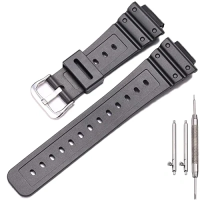 Afbeelding van MCXGL Reservearmband van hars, compatibel met Caiso G Shock GA2100 GA 2110, reservearmband, waterdicht, rubber, voor heren, synthetisch kwarts
