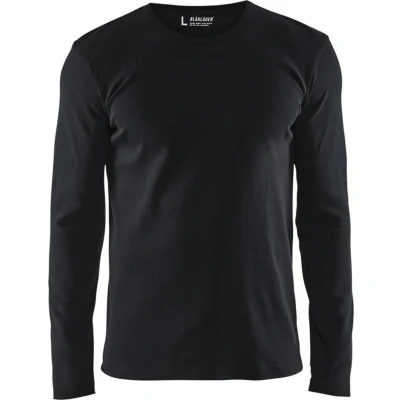 Afbeelding van Blaklader T shirt lange mouw 3314 1032 zwart mt XXL