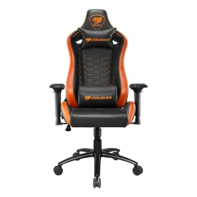 Afbeelding van Cougar OUTRIDER S Premium gamestoel ,4D verstelbare armleuning ,Premium PVC leer Zwart / Oranje