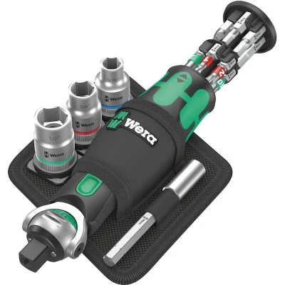 Afbeelding van Wera Zyklop Pocket Set Imperial 2 Bitschroevendraaier 1/4, 3/8