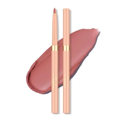 Afbeelding van OULAC Pêche Eye Liner &amp; Crayon à lèvres 2 en 1, résistant aux taches, imperméable, finition mate durable, séchage rapide, hautement pigmenté, végétalien (L04) Sunlit Peach