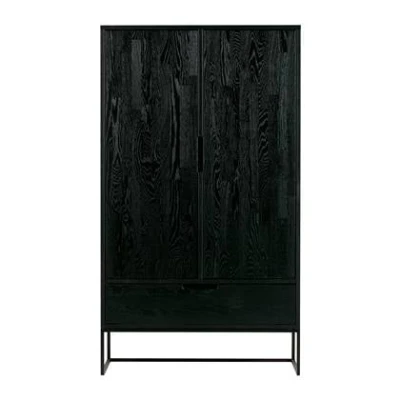 Afbeelding van Silas 2 deurs kast essen blacknight 149x85x35.5cm