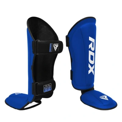 Afbeelding van RDX Sports Shin Instep Molded KING Blauw Zwart Kunststof
