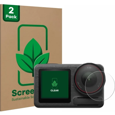 Afbeelding van ScreenLeaf Screenprotector voor DJI Osmo Action 5 Pro (Lens) Duurzame schermbescherming Folie Beschermfolie transparant (2 Stuks)